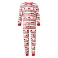 thumbnail image 2 of Meihuid Family Matching Pajamas Set Christmas PJ's Sleepwear Printed Top and Striped Bottom, 2 of 8