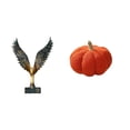 thumbnail image 1 of Escultura De Estatua De Alas Extendidas De Resina, Adorno Feng Shui, Almohadas Decorativas De Calabaza De Halloween, Cojín De Peluche Decorativo Para Sofá, Cama, Dormitorio, Decoración De, 1 of 8