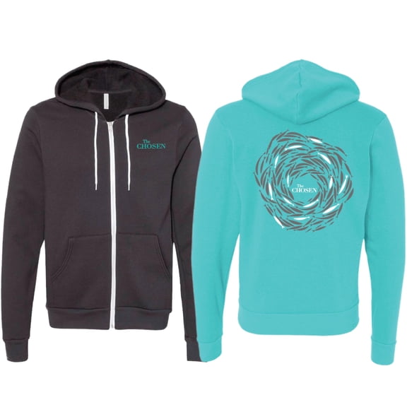 The Chosen: Against the Current Zip-Up Hoodie (Limited Edition) - BLACK - 2XL