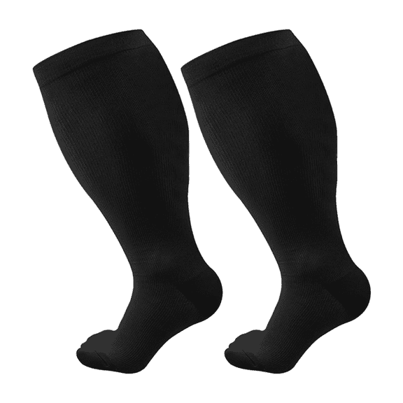 TELOLY 3 Pcs Sheer Socks,Plus-Size Compression Sheer Tights,Premium Fabric Available in Large Sizes Fishnets,Shape3