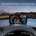 thumbnail image 6 of Digital GPS Speedometer Universal Heads Up Display for Car 5.8 inch Large LCD Display HUD with MPH Speed Fatigued Driving Alert Overspeed Alarm Trip, 6 of 8