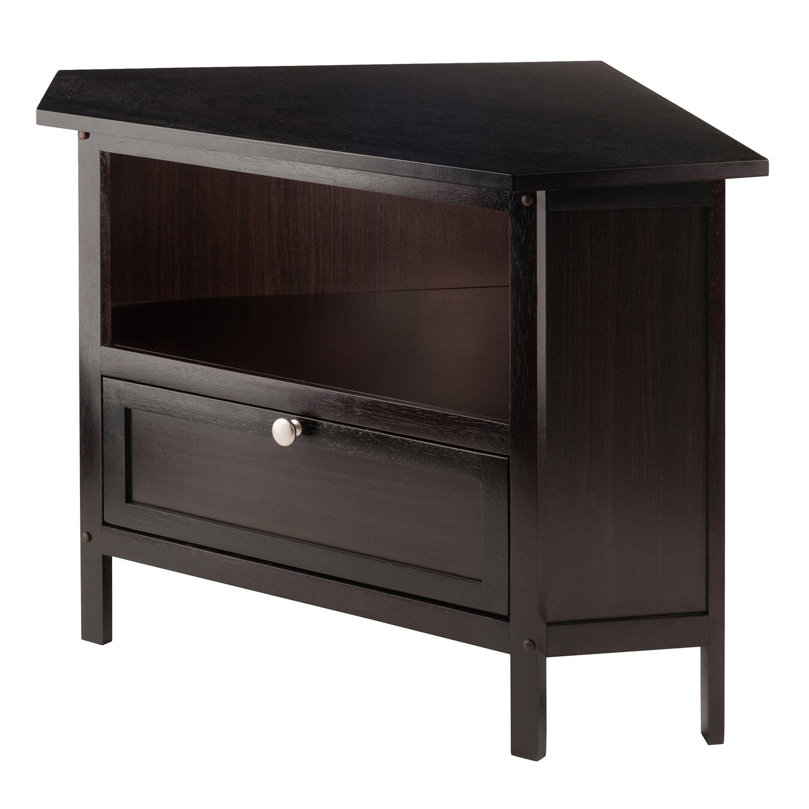 Winsome Zena Corner TV & Media Stand, Espresso Finish
