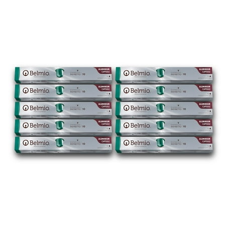 Belmio Premium Nespresso Coffee Pods, Ristretto Pack, 100 Count