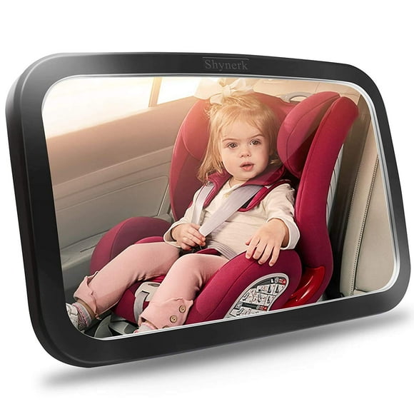 Espejo de coche para bebé, asiento de seguridad Shynerk orientado hacia atrás