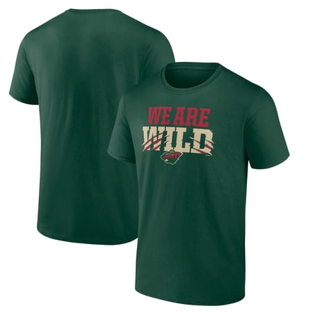 Men s Green Minnesota Wild Proclamation T-Shirt