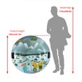 thumbnail image 3 of Agiferg PVC Cold Resistant And Wear Resistant Material Inflatable Snowboard Snowman Ski Ring Christmas Sleigh Ski, 3 of 9