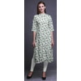 thumbnail image 2 of Bimba Printed Button Down Straight Tunic Dresses For Women Kurti Large, 2 of 6
