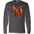 thumbnail image 3 of Inktastic Dabbing Turkey Thanksgiving Long Sleeve T-Shirt, 3 of 5