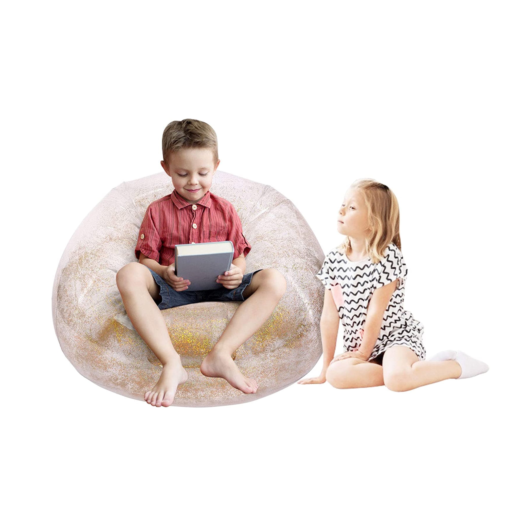 KARMAS PRODUCT Stylish Inflatable Chair Glitter Inflatable Chair for