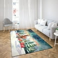 thumbnail image 4 of Merry Christmas Santa Reindeer Antlers Rhodesian Ridgeback Sleigh Xmas Winter Holiday Indoor Rug Ridgebacks Dog Lover Gifts Carpet Living Bed Room Sofa Home Decor - 00023, 4 of 5