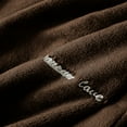 thumbnail image 4 of Jinhomg Comfy Flannel Pajama for Women Fall Winter Thermal Long Sleeve Crew Neck Tops and Elastic Drawstring Waist Pants 2 Pcs Plus Size Soft Cozy Loungewear Brown XXXL, 4 of 9