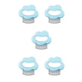 thumbnail image 2 of Methold Suministros para mascotas, peine para gatos, depilación, cepillo para el pelo en forma de concha, accesorios de aseo, suministros de limpieza, azul Wolkenmasse 5piezas Methold CBP221989, 2 of 4