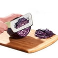 thumbnail image 4 of Cabbage Shredder for Coleslaw Sauerkraut, Manual Cabbage Slicer Cutter with Stainless Steel Blades, Lettuce Knife Peeler, Kitchen Vegetable Mandoline Slicer for Fruit Grating, 4 of 5