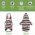thumbnail image 4 of Yiaed Hearts And Lines1 Print Dog Hoodie Security Pet Dog Costume Pets Dog Hoodie Sweatshirt with Pocket for Small Dogs-X-Large, 4 of 5