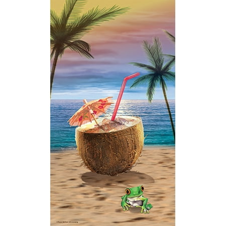 Coconut Drinks Beach Life 3 Pack of Vinyl Decal Stickers 5