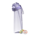 thumbnail image 1 of Ygjytge Botella Con Fragancia Frutas 650 Ml Con Pajita Y Anillo Aroma (púrpura), 1 of 7