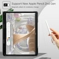 thumbnail image 7 of Fintie Folio Case w/ Pocket for iPad Pro 12.9 (2021/2020/2018) - Multi-Angle Smart Stand Cover w/Pencil Holder, Auto Sleep/Wake for iPad Pro 12.9" 5/4th/3rd Generation, 7 of 7