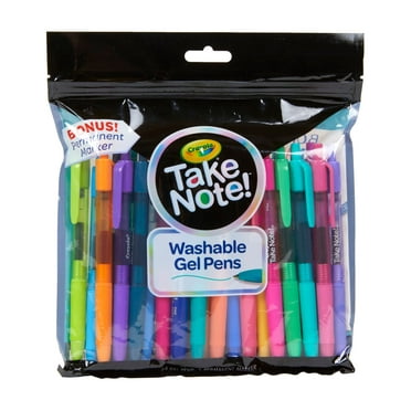 Crayola Colored Gel Pens, Washable Pens, Bullet Journaling, 24 Count
