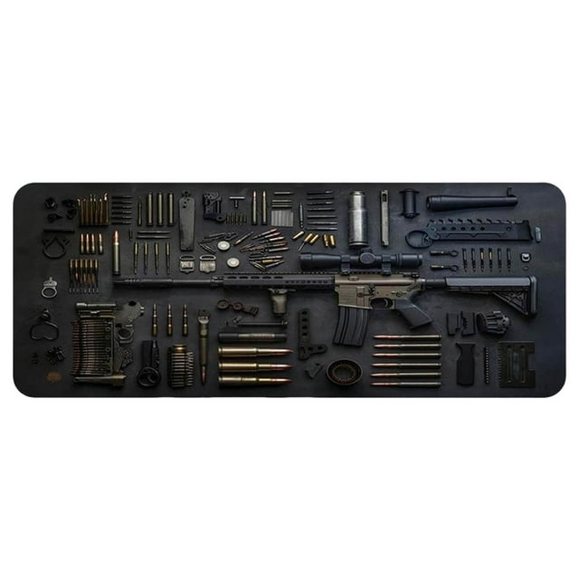 Expositor De Piezas De Construcción Grande Para Juegos Protector De Escritorio Elegante Con Goma Tamaño Para Uso En Ordenadores Portátiles Y De Sobremesa Alfombrilla De Escritorio Para Teclado Y