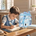 thumbnail image 7 of ibiyuan School Backpacks Transparent Large Capacity Lightweight Durable School Bag for Ages 5th 6th 8th 10th, Primary, Middle Elementary, High School, Daily Campus, 7 of 7