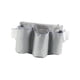 thumbnail image 2 of Bolsa de cintura para herramientas, delantal de cintura para herramientas de trabajo, cinturón de herramientas de construcción ajustable de alta Gris, 2 of 9