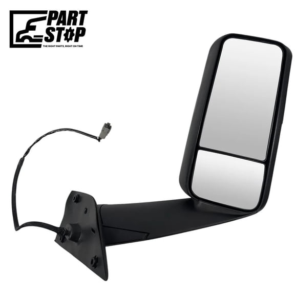 PartStop A2273907005 Passenger Door Mirror Black Heated Electric – Fits Freightliner Cascadia 2018-2025