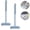 B, variant on Long Handle Pet Hair Remover, Dual Sided Fur and Lint Brush, Multi Cleaning Tool for Dog Cat Hair, Wet and Dry Dual-Use on Carpet Sofa Clothing, Glass