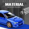 thumbnail image 4 of JDM 1:32 Subaru Impreza WRX STI Modified Cultural Vehicle Alloy Metal Die-cast Model Car Sound and Light Fashion Decorations Gifts, 4 of 9