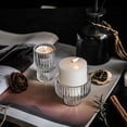 thumbnail image 3 of Joernso 3Pcs Double-sided Glass Candle Holder Clear Taper Pillar Tealight Scented Candle Candleholder Candlestick Wedding Party Dining Table Centerpiece Decoration, 3 of 8