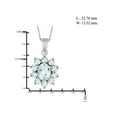 thumbnail image 2 of JewelersClub 2 1/7 Carat T.G.W. Aquamarine Sterling Silver Pendant, 18", 2 of 3
