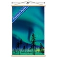 thumbnail image 3 of Aurora Borealis Wall Poster with Wooden Magnetic Frame, 22.375" x 34", 3 of 3