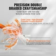 thumbnail image 3 of VEVOR Arborist Tree Climbing Rope Double Braid Polyester 1/2" x 220' 48-Strand, 3 of 9