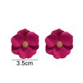 thumbnail image 7 of UDIYO Women Fashion Painting Multicolor Flower Stud Earrings Summer Beach Jewelry Gift, 7 of 7