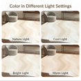 thumbnail image 7 of ODIKA 5'x7' Ultra-Soft Area Rug, Dining Beige Flowing Motif Asymmetrical Composition Gradient None Washable, Bare feet friendly, Silk-Touch for Bedroom Home office, 7 of 7