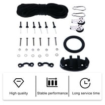 HEALEEP Kayak Rope Tie Downs Nylon 1 Set 3.5x1.8in