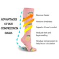 thumbnail image 3 of Calcetines De Compresión, Mujeres, Hombres, Correr, Viajar, Ciclismo, Medias De Compresión, 3 of 4