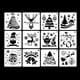 thumbnail image 5 of 2x12x Plantilla De Plantillas Navideñas, Artesanía De Para Pintar Navidad Navideña, 5 of 8