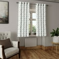 thumbnail image 2 of Ambesonne Green Grommet Curtain, Modern and Minimalistic, 50" x 54", Green, 2 of 6