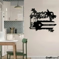 thumbnail image 4 of Craftnamesign Custom Name Puerto Rico Metal Wall Art LED Light, Puerto Rico Flag Sign Wall Decor, 4 of 5