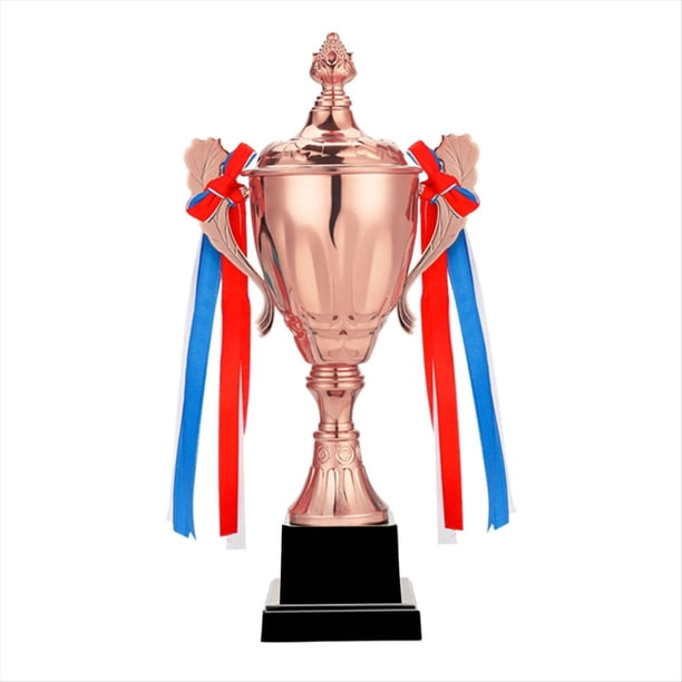 Copa de Trofeo de Cobre de 11,8 Pulgadas para Competiciones de Reuniones Deportivas, Premios del Equipo de Fútbol y Recuerdos de Fiestas de Competición