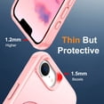 thumbnail image 5 of Dteck for iPhone 16e Case with Screen Protector, Magnetic for iPhone 16E Phone Case Compatible with MagSafe, Military Grade Drop Tested Translucent Hard Back Protective Cover with Ring Stand,Pink, 5 of 8