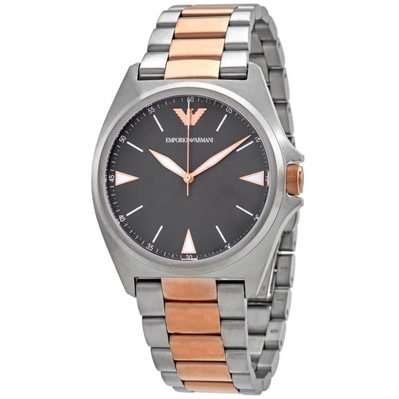 Armani Quartz Grey Dial Stainless Steel Men's Watch AR11256