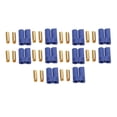 thumbnail image 3 of Kozecal 5.0mm Gold Banana Plug,5.0mm Gold Connector,10Pcs 13.025 EC5 Battery Connector Plugs Stable High Accuracy EC5 Model Socket For Electronic Test Accessories, 3 of 8