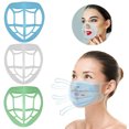 thumbnail image 1 of 3D Mask Bracket Holder Mask Inside Pad Rack Breathable Valve Breathing Assist Support, 1 of 6