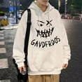 thumbnail image 5 of M-3TG Style Coréen Unisexe Sweat à Capuche Oversize Imprimé Sourire Diable Hommes Mode Manches Longues Grande Taille Hiver Pull Noir Gris, 5 of 5