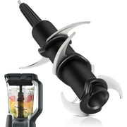 Replacement Ninja Blender Blade for Ninja 72 oz Pitcher, Compatible with Ninja Kitchen System 1100W Pitcher BL660C BL740 BL770 BL642 BL500C, Black