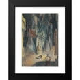 thumbnail image 2 of Ján Novák 14x18 Black Modern Framed Museum Art Print Titled - Study for a Slovak Fairytale I, 2 of 5