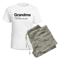thumbnail image 5 of CafePress - Grandma Definition Women's Light Pajamas - Women's Short Sleeve Print T-Shirt and Pants Light Cotton Pajama Set, 5 of 7