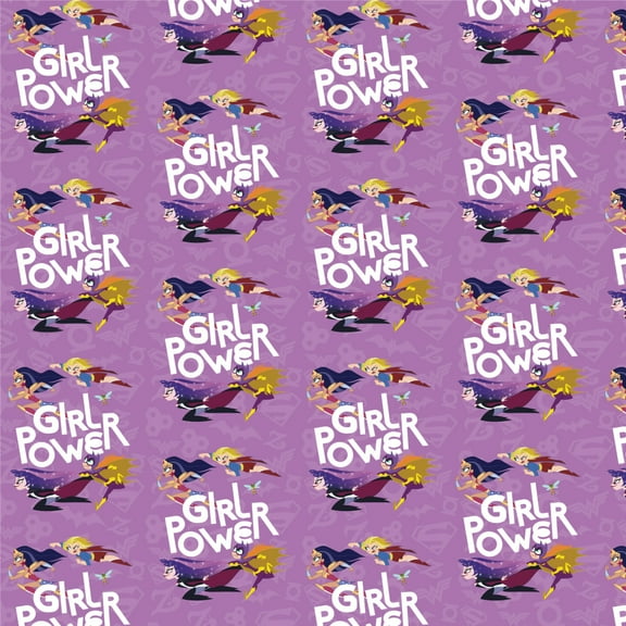 DC Super Hero Girls Girl Power Premium Roll Gift Wrap Wrapping Paper