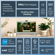 Dell 24 All-in-One Desktop EC24250 23.8 FHD Display Intel Core i5-1334U 8GB RAM 512GB NVMe SSD White